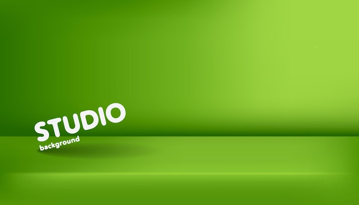Vector realistische sjabloon van de lege heldere geen studio fotostudio tafelkamer