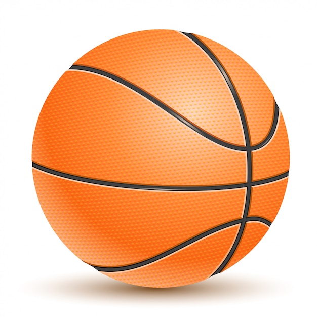 Realistische vector basketbal