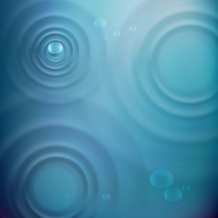 Vector realistische waterillustratie