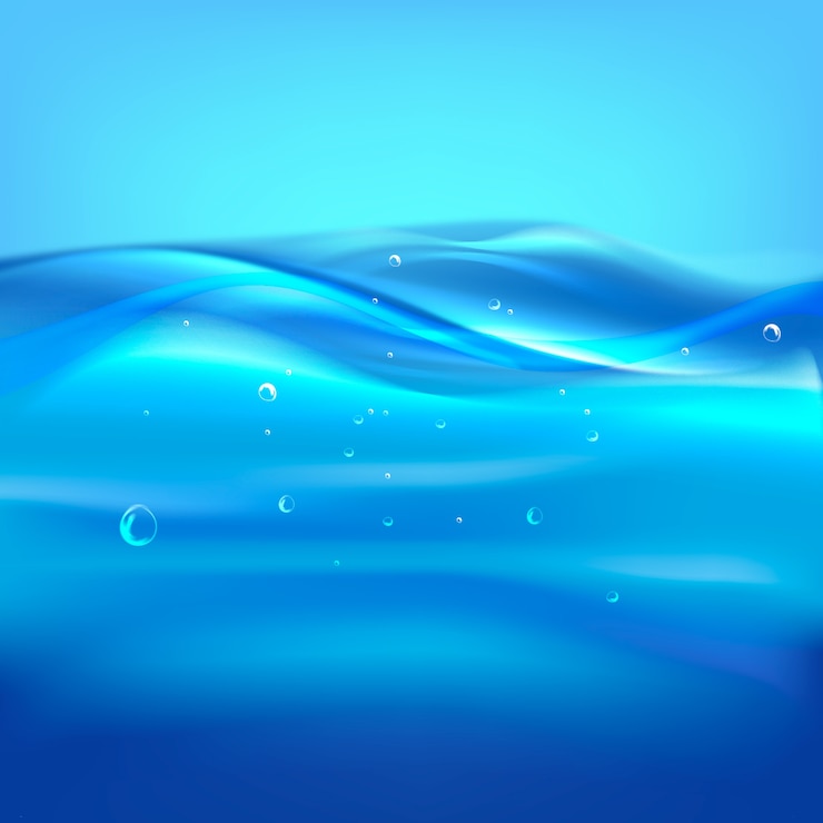 Vector realistische waterillustratie