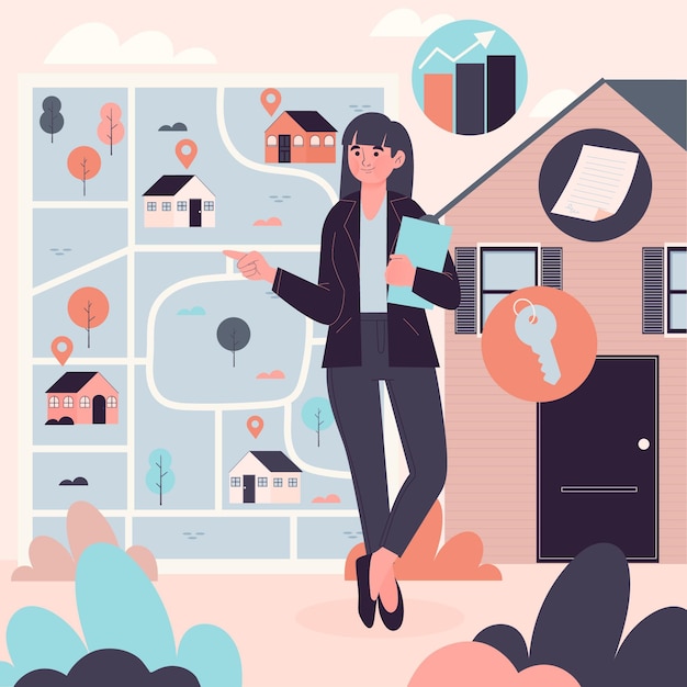 Realtor assistance illustration