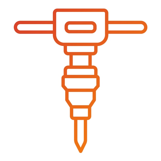 Vector reamer icon style