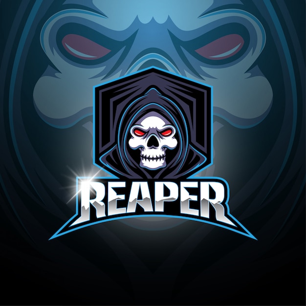 Vector reaper esport mascot logo