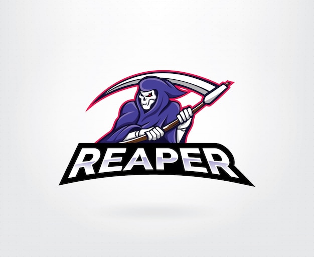 Logo del personaggio mascotte reaper