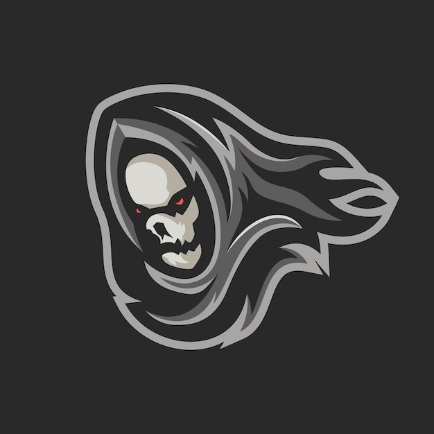 Reaper mascotte logo ontwerp