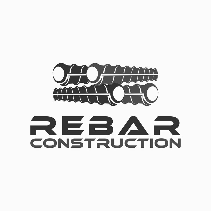 Premium Vector Rebar concrete construction logo design vector for