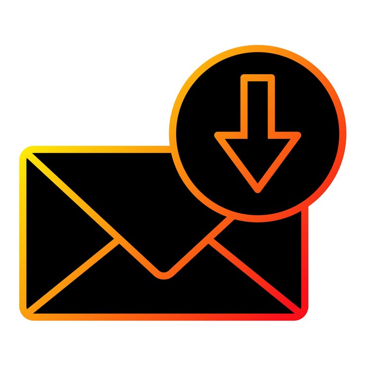 Vector receive icon
