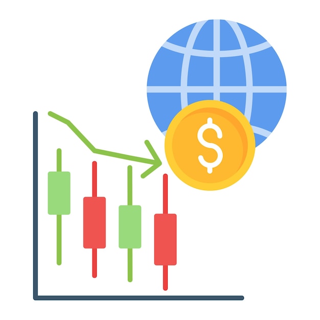 Vector recession vector illustration