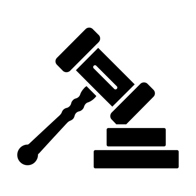 Rechter hamer lijn icoon Hamer rechter rechtbank gerechtigheid juridische uitspraak proces uitspraak rechtszaal autoriteit rechtssysteem beslissing uitspraak rechterlijke bevel officiële gerechtelijke wetshandhaving
