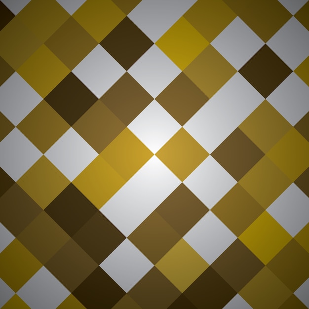 Vector rechthoek abstracte achtergrond met gele kleur