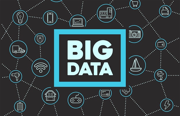 Rechthoekige banner voor Big Data