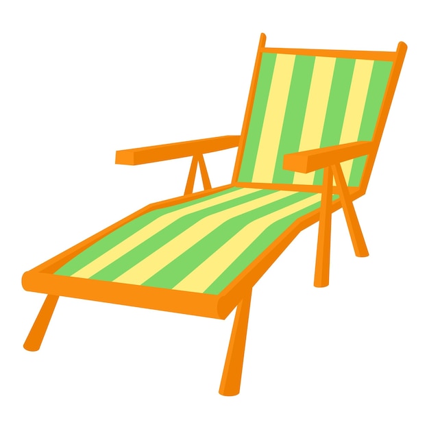 Recliner icoon cartoon illustratie van recliner vector icoon voor het web