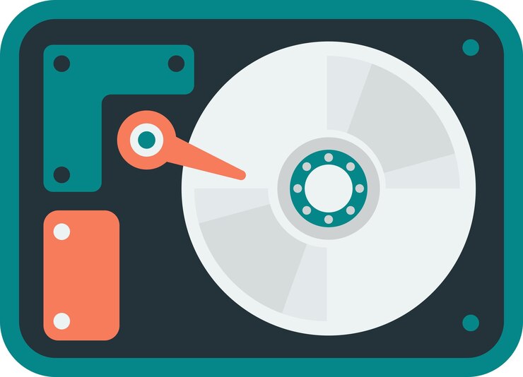 वेक्टर record player illustration in minimal style