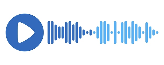 Registrazione del modello di messaggio audio elemento dell'interfaccia utente della registrazione audio per smartphone illustrazione vettoriale