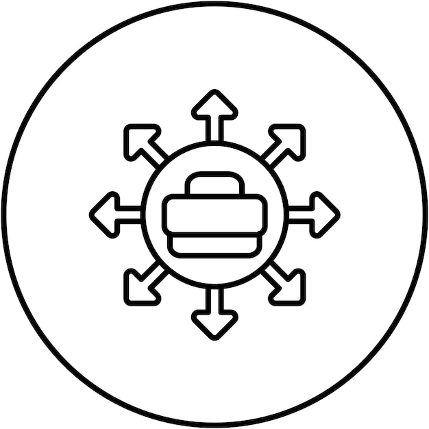 Recruitment Industrie icoon vector afbeelding Kan worden gebruikt voor recruitment agentschap