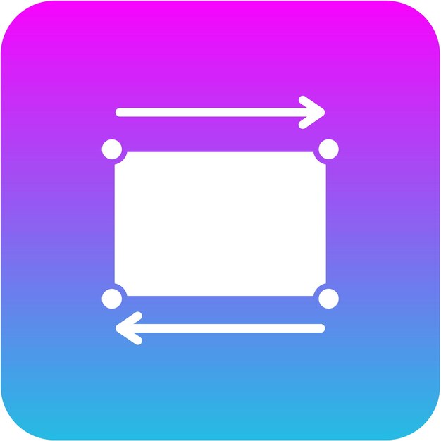 Vector rectangle icon