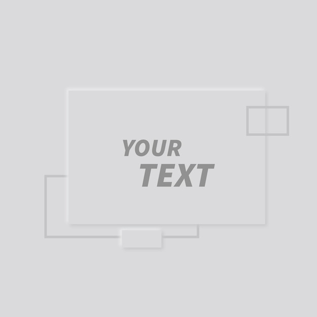 Rectangle shapes with place for your text