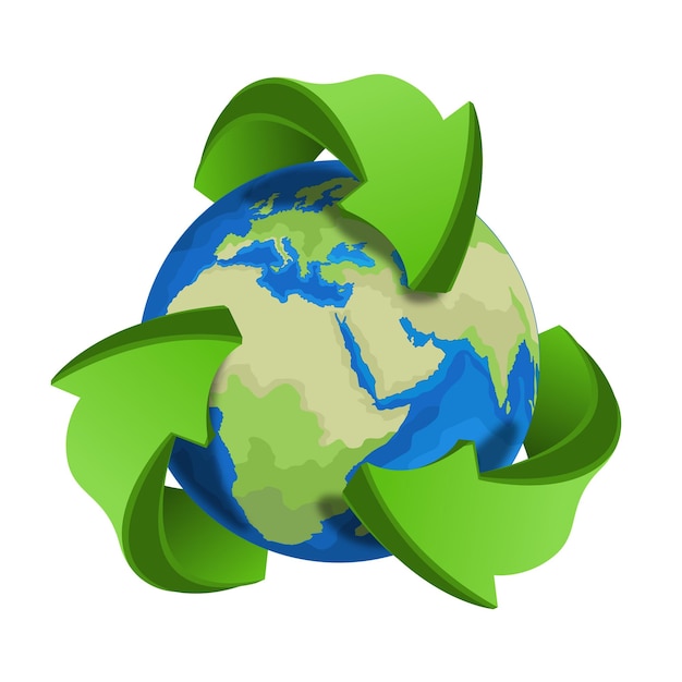 Recycle arrows earth