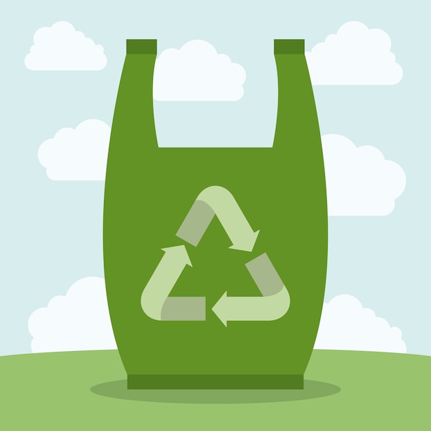 Recycle bag icon