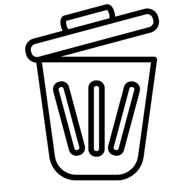 Recycle Bin vector icoontje illustratie van Ecologie icoonset