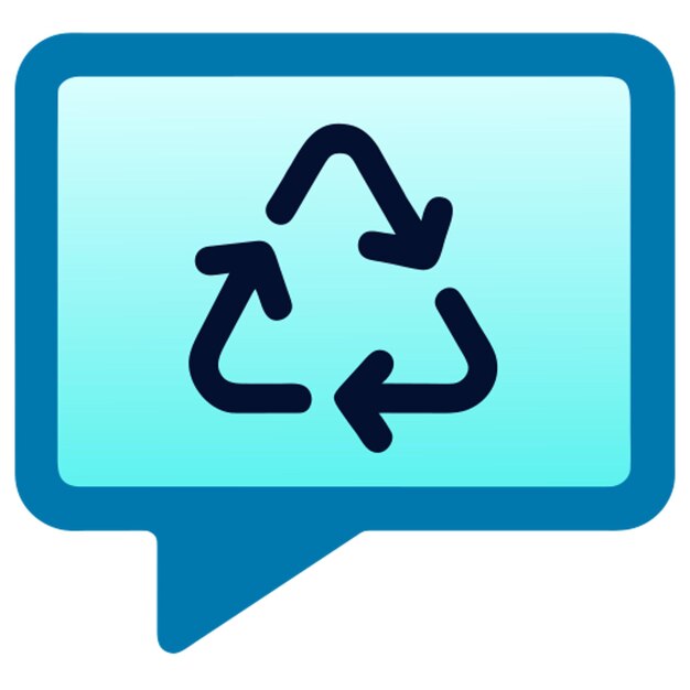 recycle chat icoon