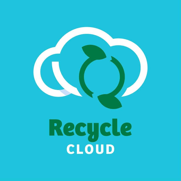 Recycle cloud logo