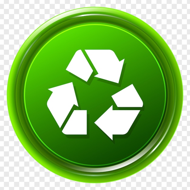 Recycle Icon in green badge
