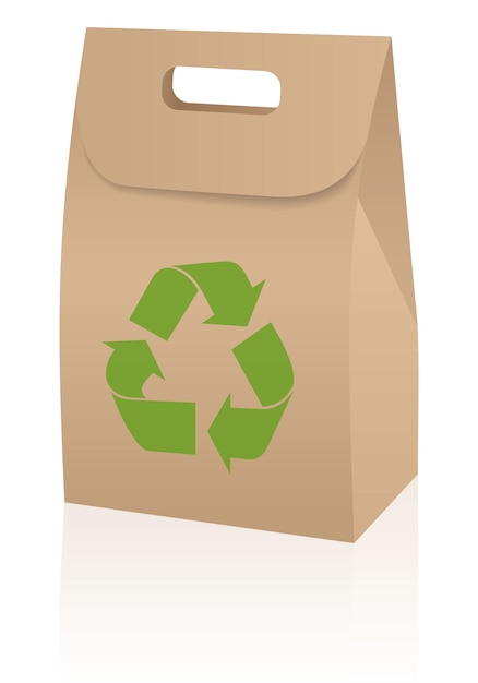 Recycle paper bag