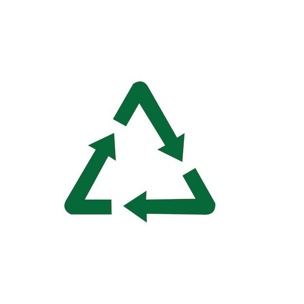 Vector recycle pictogram recycle pictogram vector in trendy vlakke stijl recycle pictogramafbeelding recycle pictogram illustratie