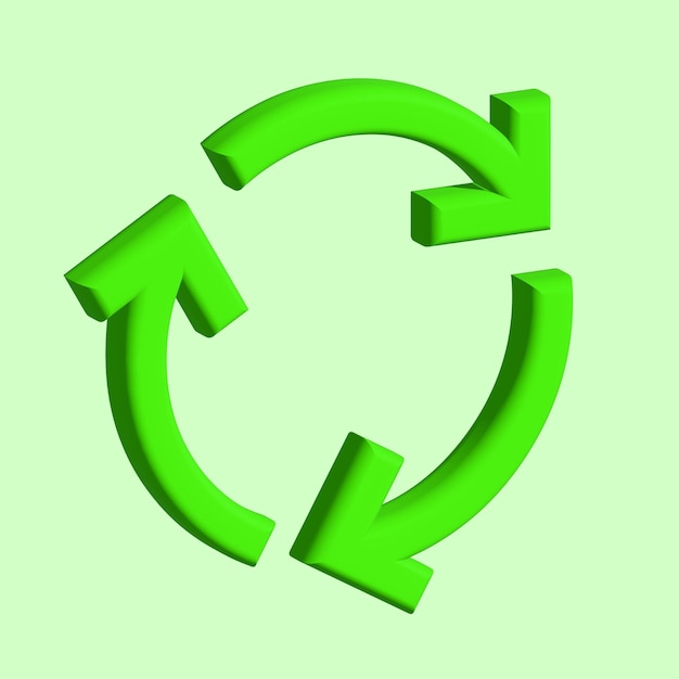 Recycle pictogram vector