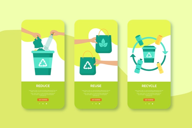 Recycle and reuse mobile interface design