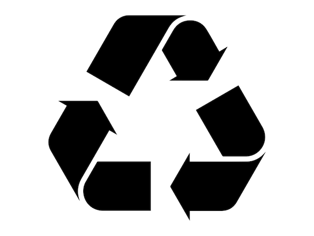 Vector recycle symbol recycle clipart