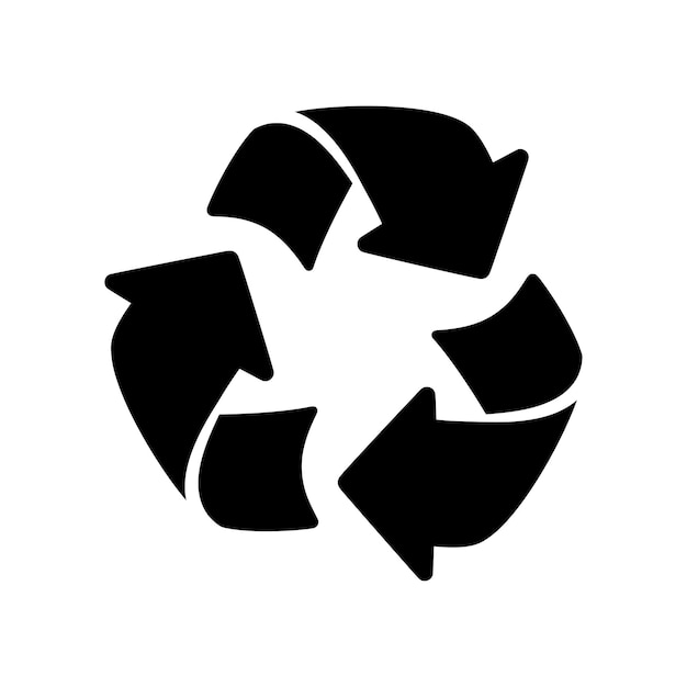 Vector recycle teken symbool vector illustratie