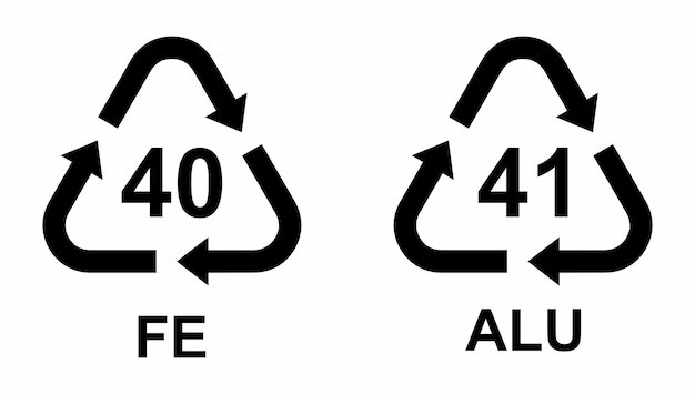 recycling codes for all types of materials