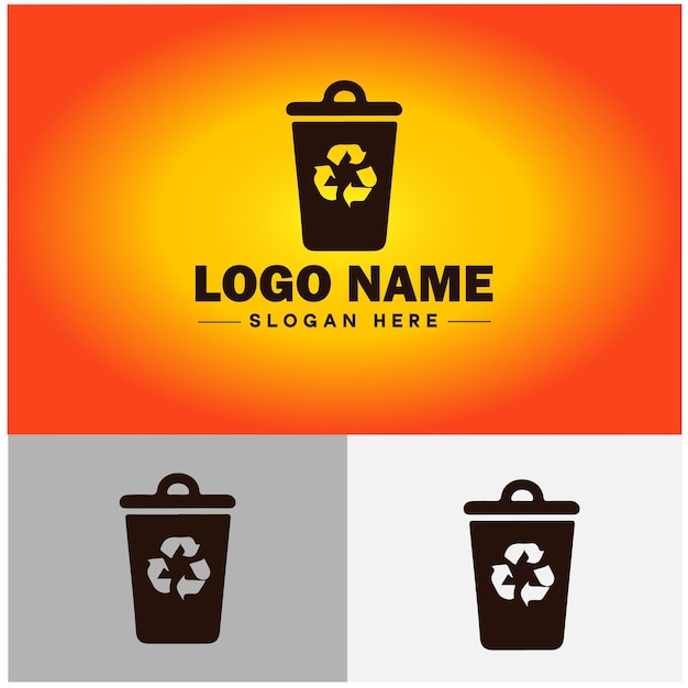 Vector recycling icon arrow bio garbage biodegradable waste reuse trash ecology environmental silhouette vector logo