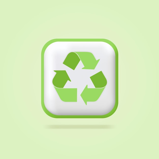 Recycling icon environment icon  ecological leaves labels green icon pure organic fresh product