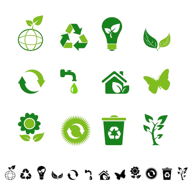 recycling icons free design