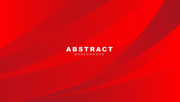 Vector red abstract background dynamic shapes composition