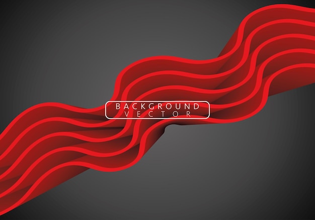 Vector red abstract background. fluid flow. liquid color. fluid background. colorful futuristic poster.