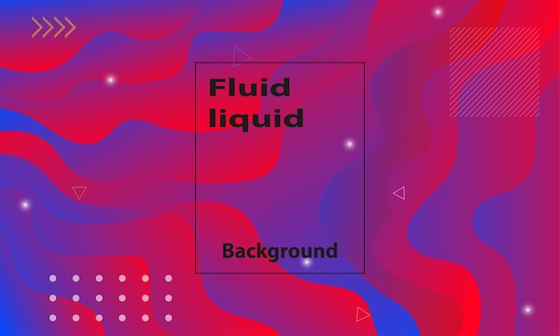 赤の抽象的な背景流体液体