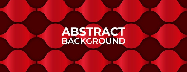 Red Abstract Background Template Design