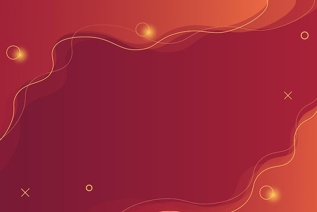 Red Abstract Background with Elegant Design