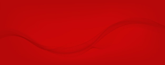 Vector red abstract background with waves