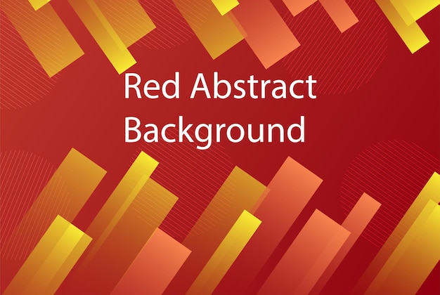 The Red Abstract Background