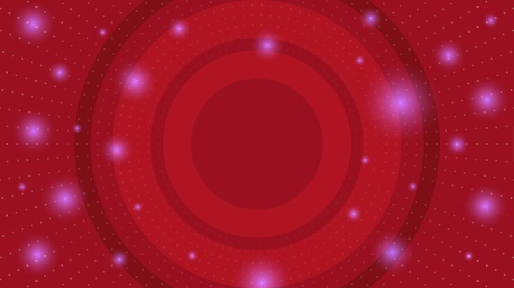 Vector red abstract circle background