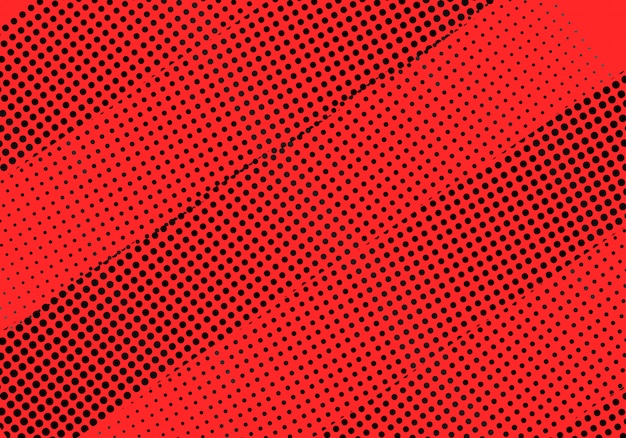 Red abstract halftone background