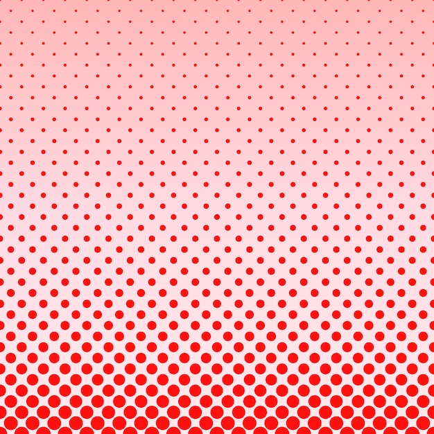 Red abstract halftone dot pattern background