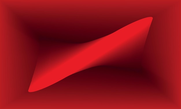 a red abstract shape with a curved line background wallpaper a red and black abstract vector of