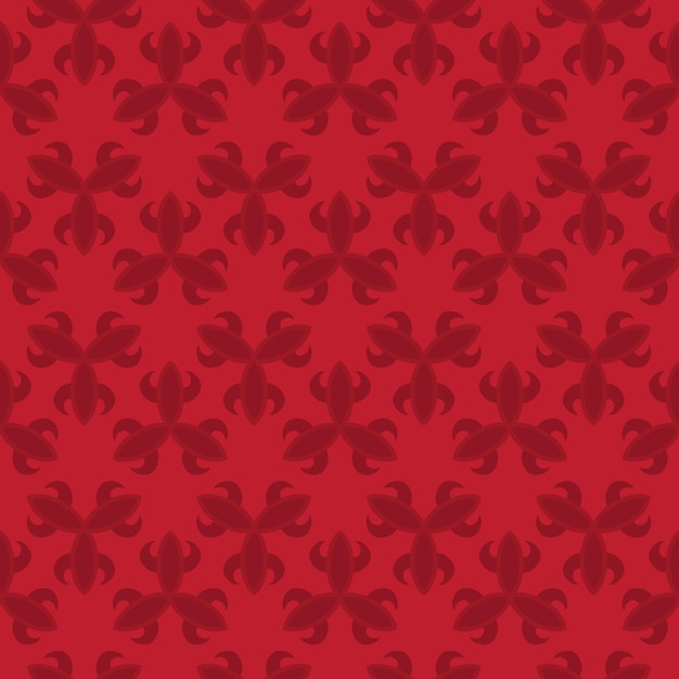 Vector red abstract tribal seamless pattern texture