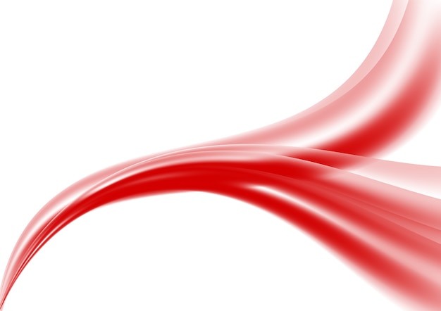 Vector red abstract wave background modern